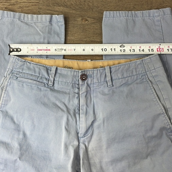 Gap Mens Lived in Straight Light Blue Grey Pants, size 31x32 - Picture 4 of 11